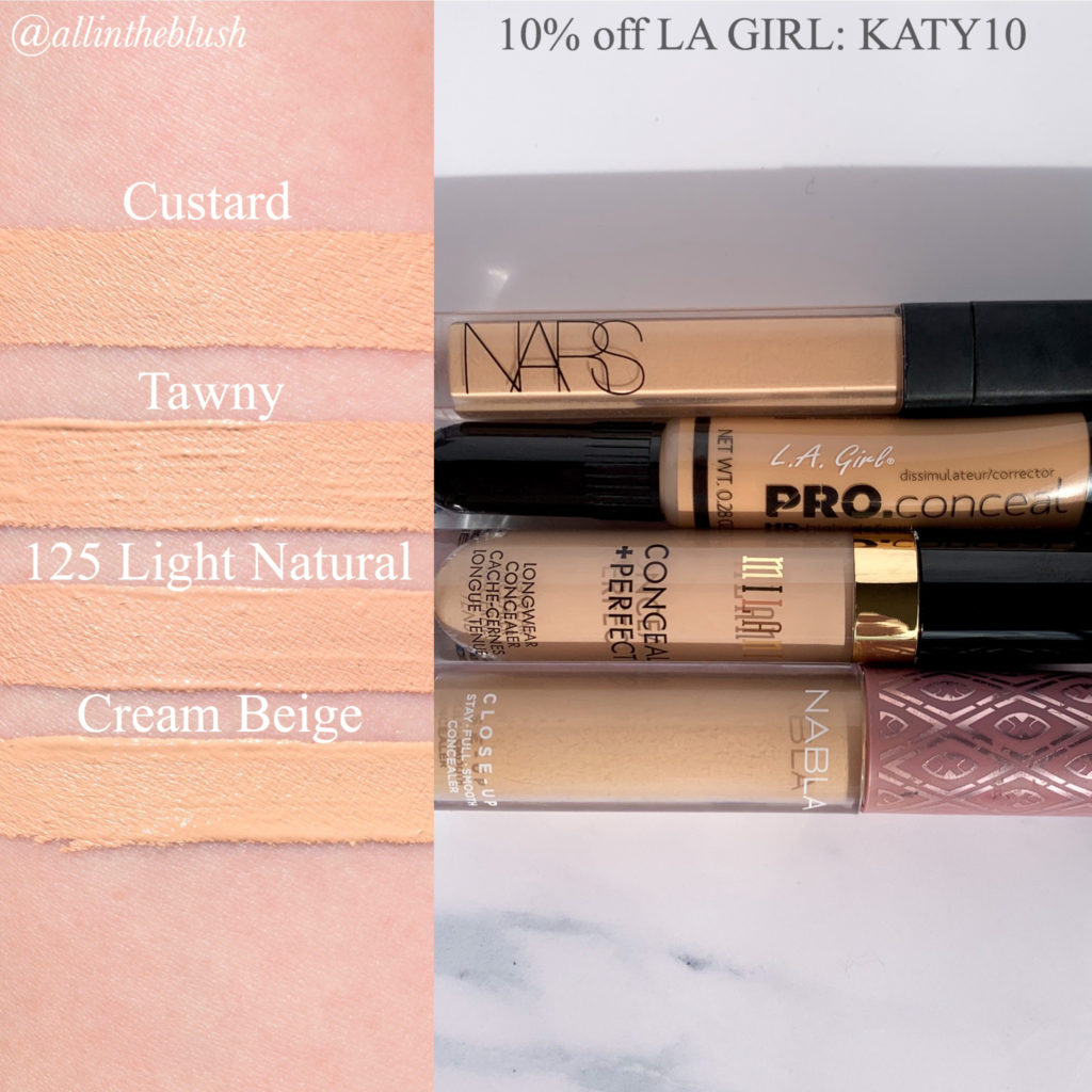 NARS Custard Radiant Creamy Concealer Dupes