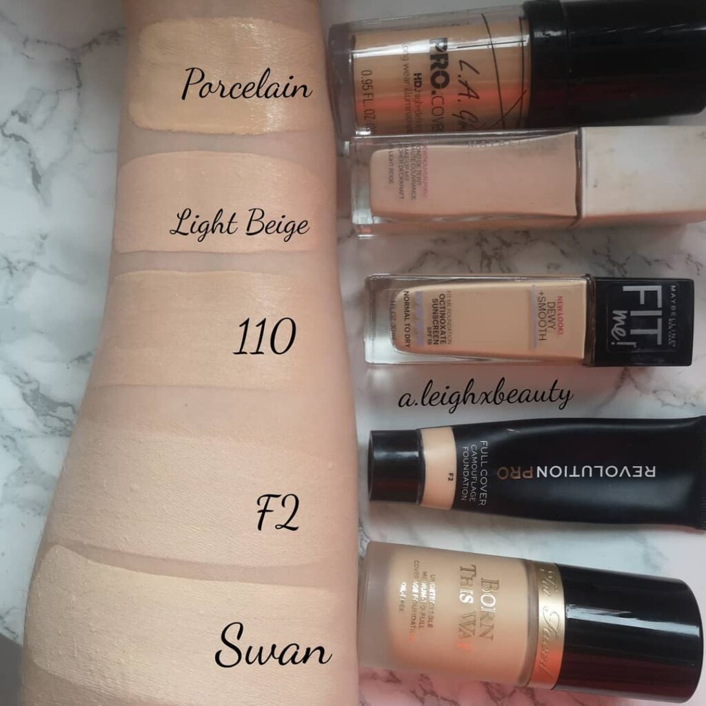 Too Faced Swan Born This Way Foundation Dupes