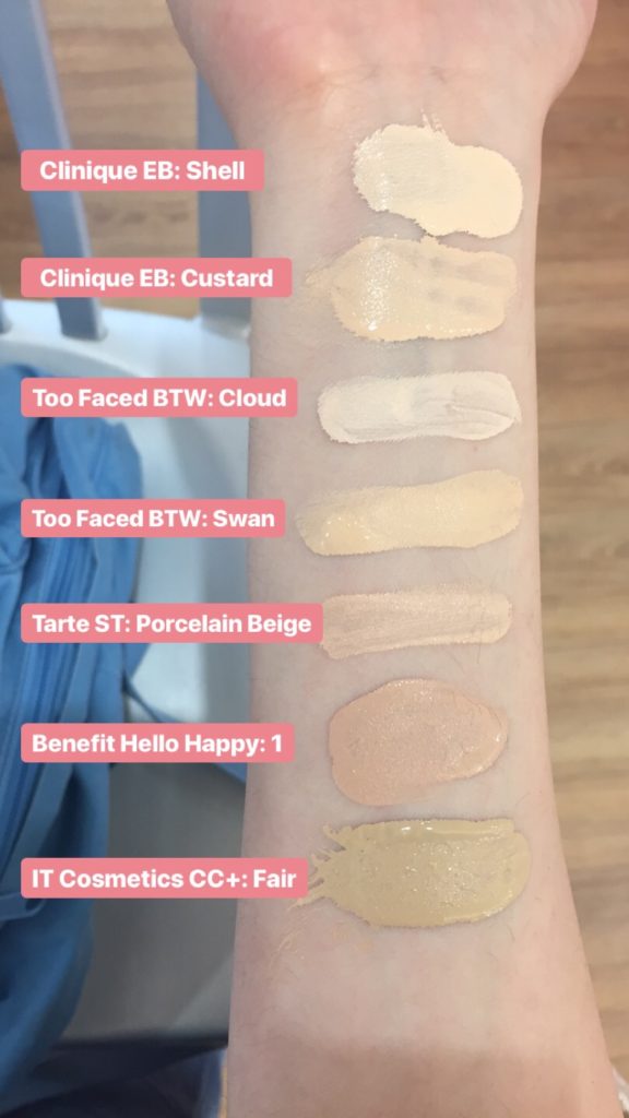 Too Faced Swan Born This Way Foundation Dupes