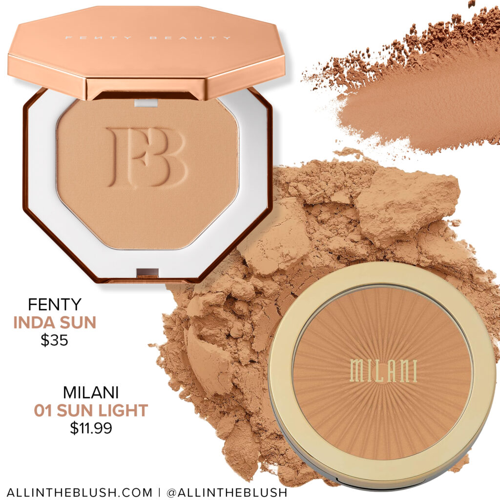 Fenty Beauty Inda Sun Sun Stalk'r Instant Warmth Bronzer Dupes