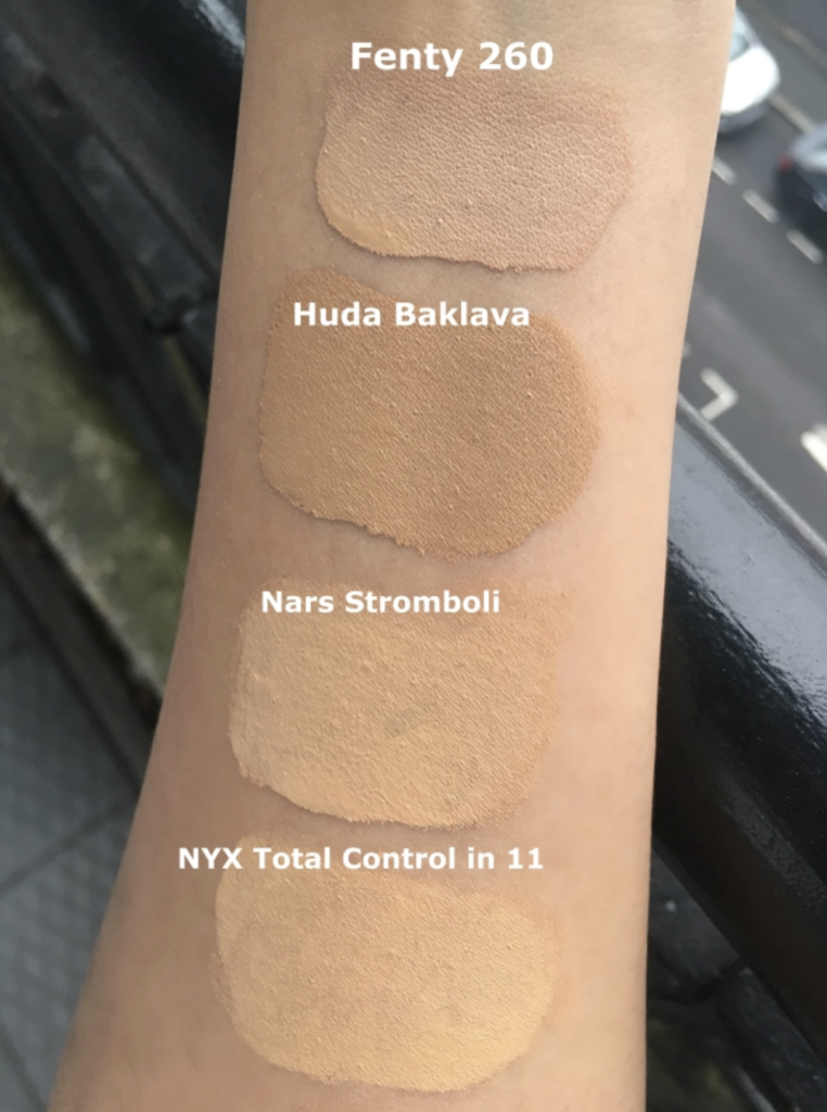NARS Stromboli Natural Radiant Foundation Dupes