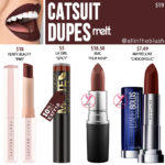 Melt Cosmetics Catsuit Liquid Lipstick Dupes