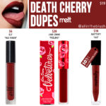 Melt Cosmetics Death Cherry Liquid Lipstick Dupes