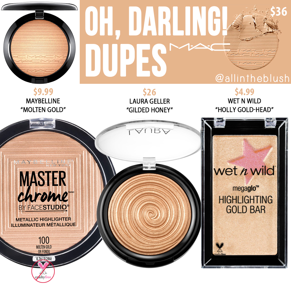 MAC Oh, Darling! Extra Dimension Skinfinish Highlighter Dupes