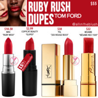 Tom Ford Ruby Rush Lip Color Matte Dupes - All In The Blush