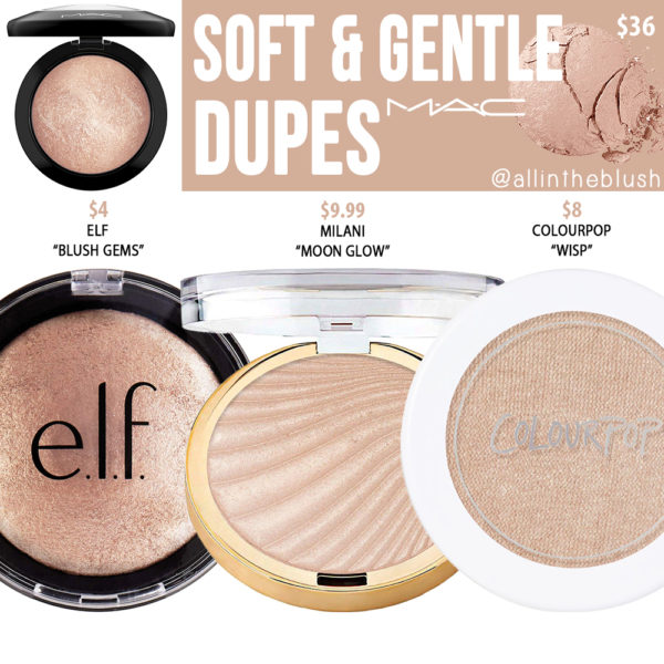 MAC Soft & Gentle Mineralize Skinfinish Dupes All In The Blush