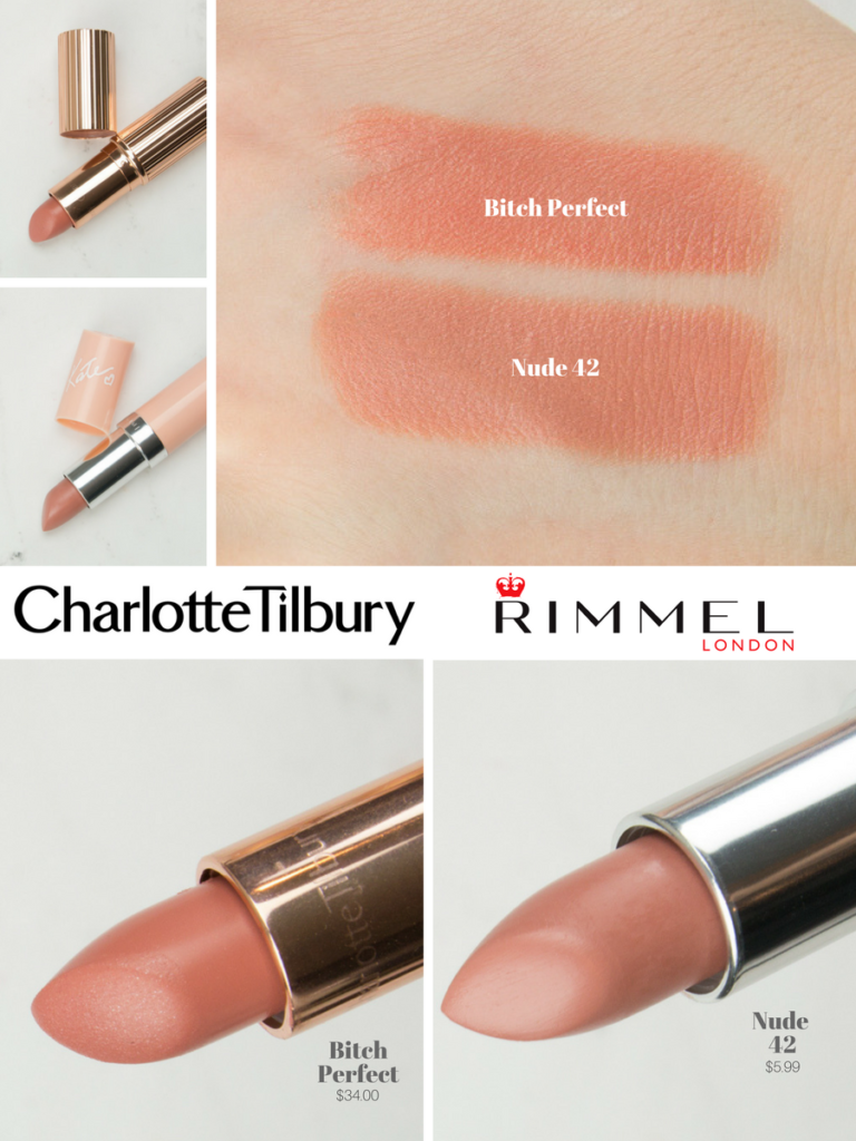 Charlotte Tilbury Bitch Perfect K.I.S.S.I.N.G Lipstick Dupes