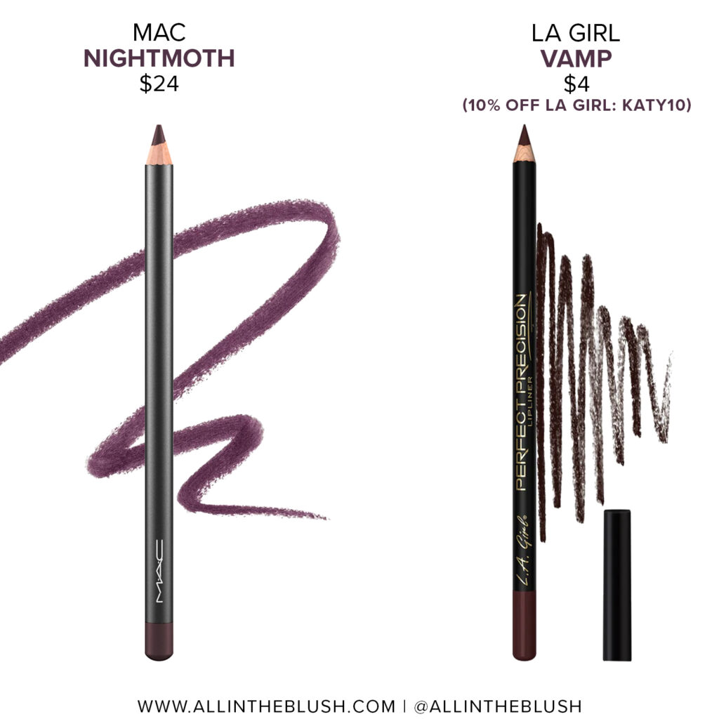 MAC Nightmoth Lip Pencil Dupes