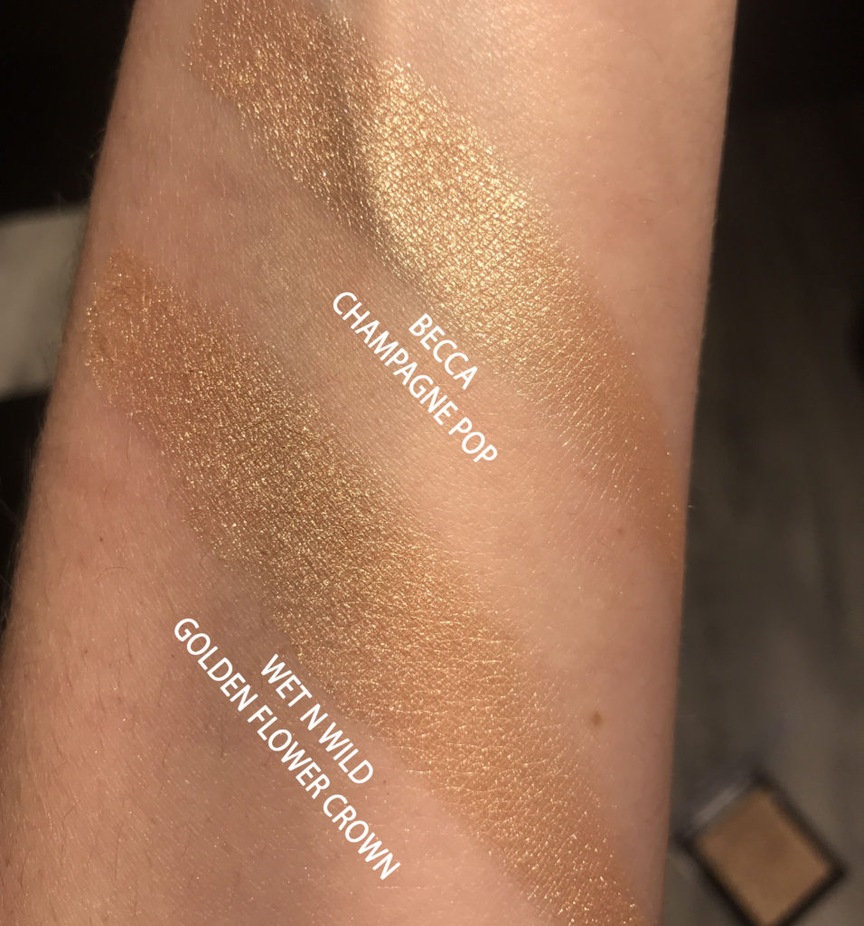Becca Champagne Pop Shimmering Skin Perfector Pressed Highlighter Dupes