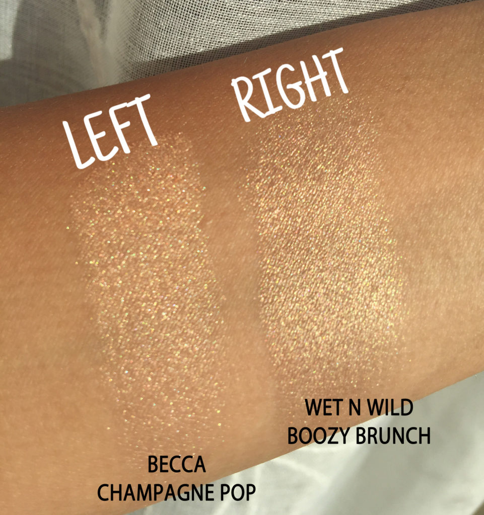 Becca Champagne Pop Shimmering Skin Perfector Pressed Highlighter Dupes