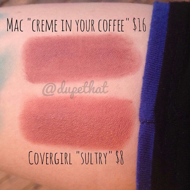 Mac Creme In Your Coffee Lipstick Dupes All In The Blush