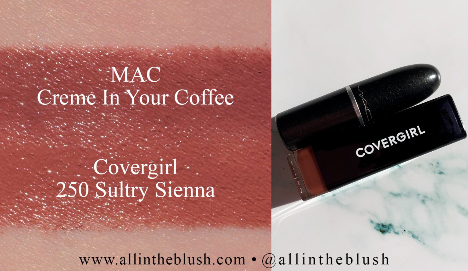 MAC Creme In Your Coffee Lipstick Dupes All In The Blush