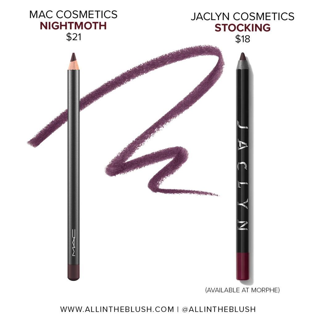 MAC Nightmoth Lip Pencil Color Matches