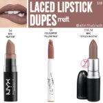 Melt Cosmetics Laced Lipstick Dupes