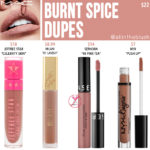 MAC Burnt Spice Retro Matte Liquid Lipcolour Dupes