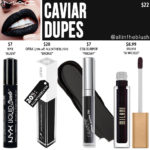 MAC Caviar Retro Matte Liquid Lipcolour Dupes