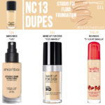 MAC NC13 Studio Fix Fluid Foundation Dupes