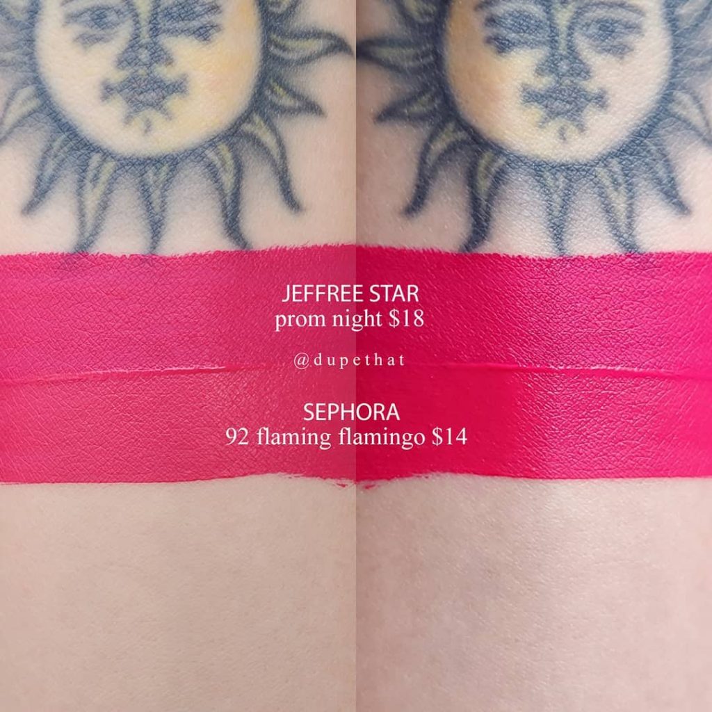 Lime Crime Pink Velvet Velvetine Liquid Lipstick Dupes