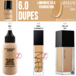 Armani Beauty 6.0 Luminous Silk Foundation Dupes