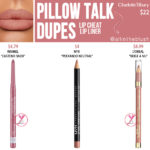 Charlotte Tilbury Pillow Talk Lip Cheat Lip Liner Dupes