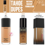 NARS Tahoe Natural Radiant Foundation Dupes