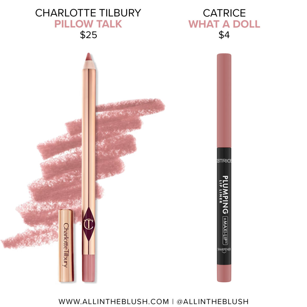 Charlotte Tilbury Pillow Talk Lip Cheat Lip Liner Dupes