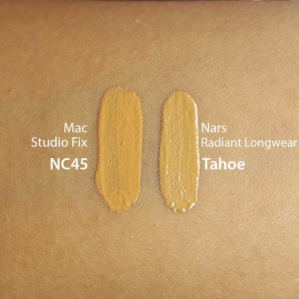 NARS Tahoe Natural Radiant Foundation Dupes