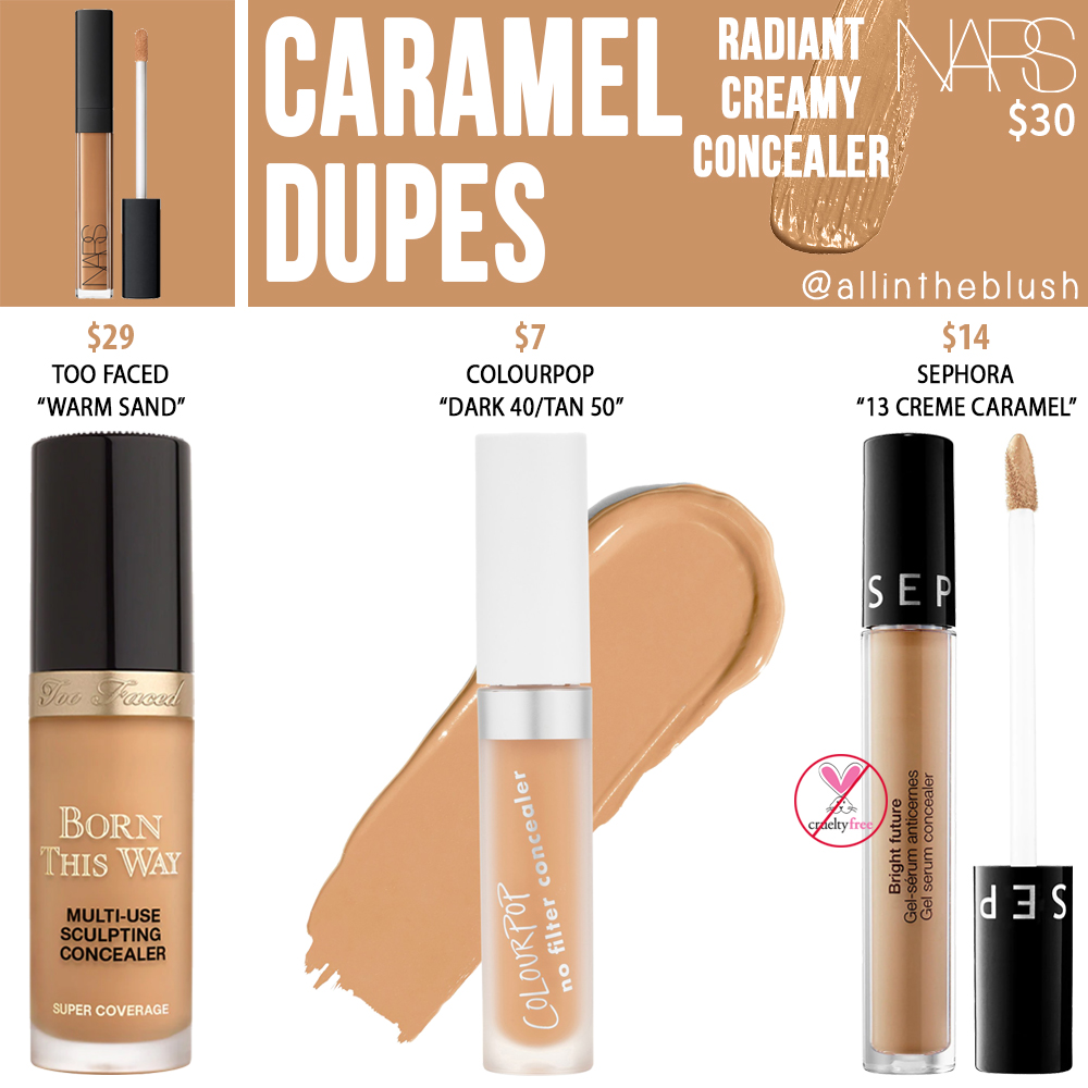 NARS Caramel Radiant Creamy Concealer Dupes