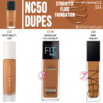 MAC NC50 Studio Fix Fluid Foundation Dupes