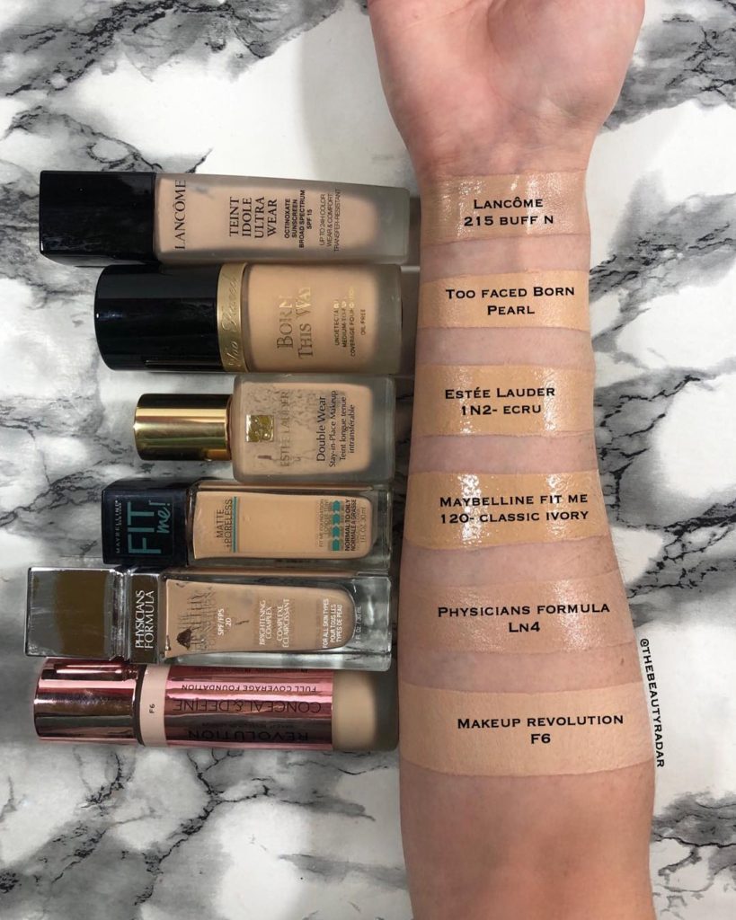 Maybelline 120 Classic Ivory FIT ME! Matte + Poreless Foundation Dupes