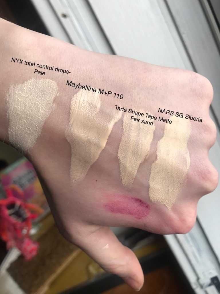 Maybelline 110 Porcelain FIT ME! Matte + Poreless Foundation Dupes