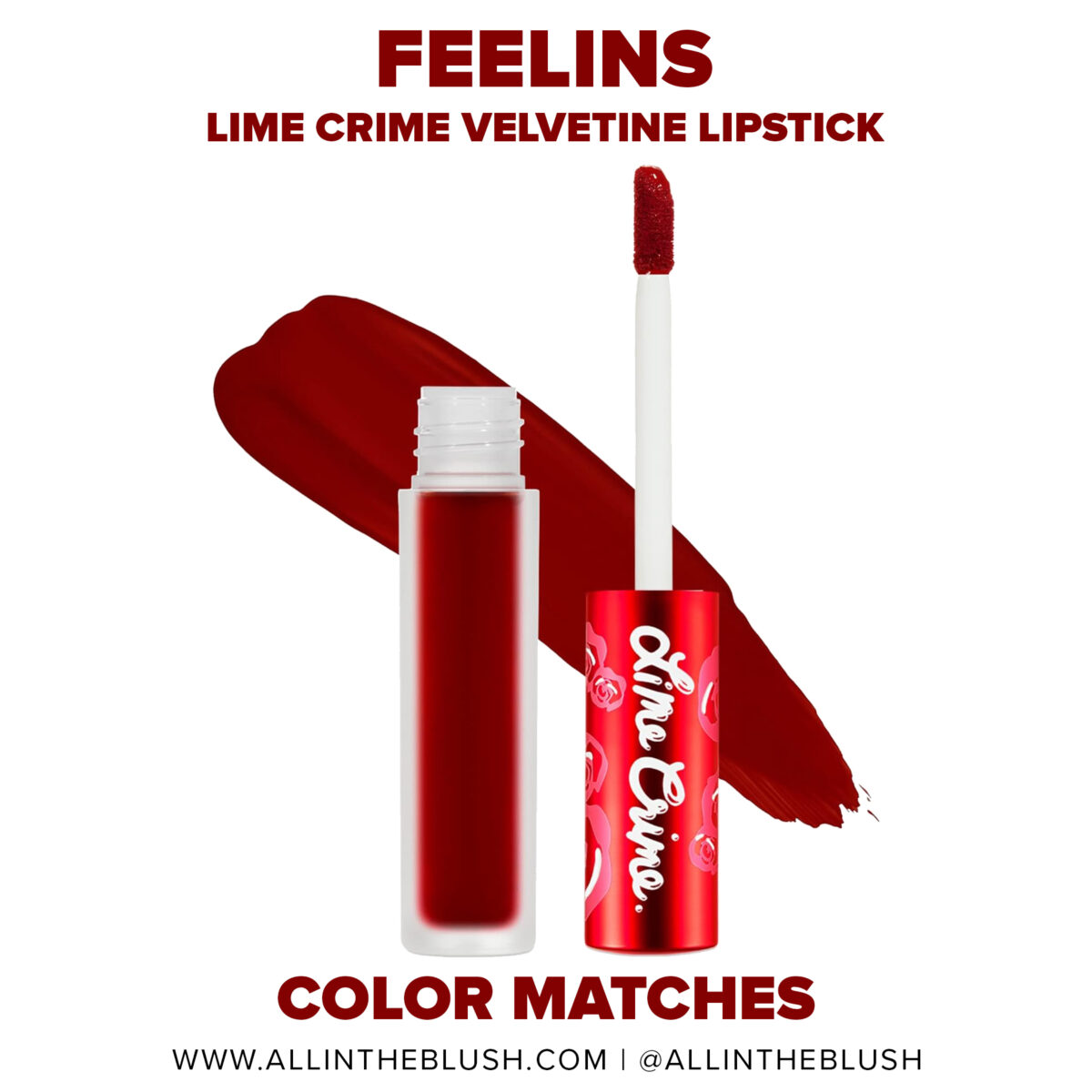 Lime Crime Feelins Velvetine Liquid Lipstick Dupes