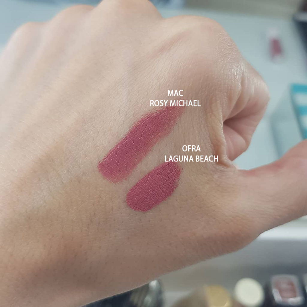 MAC Rosy McMichael Lipstick Dupes