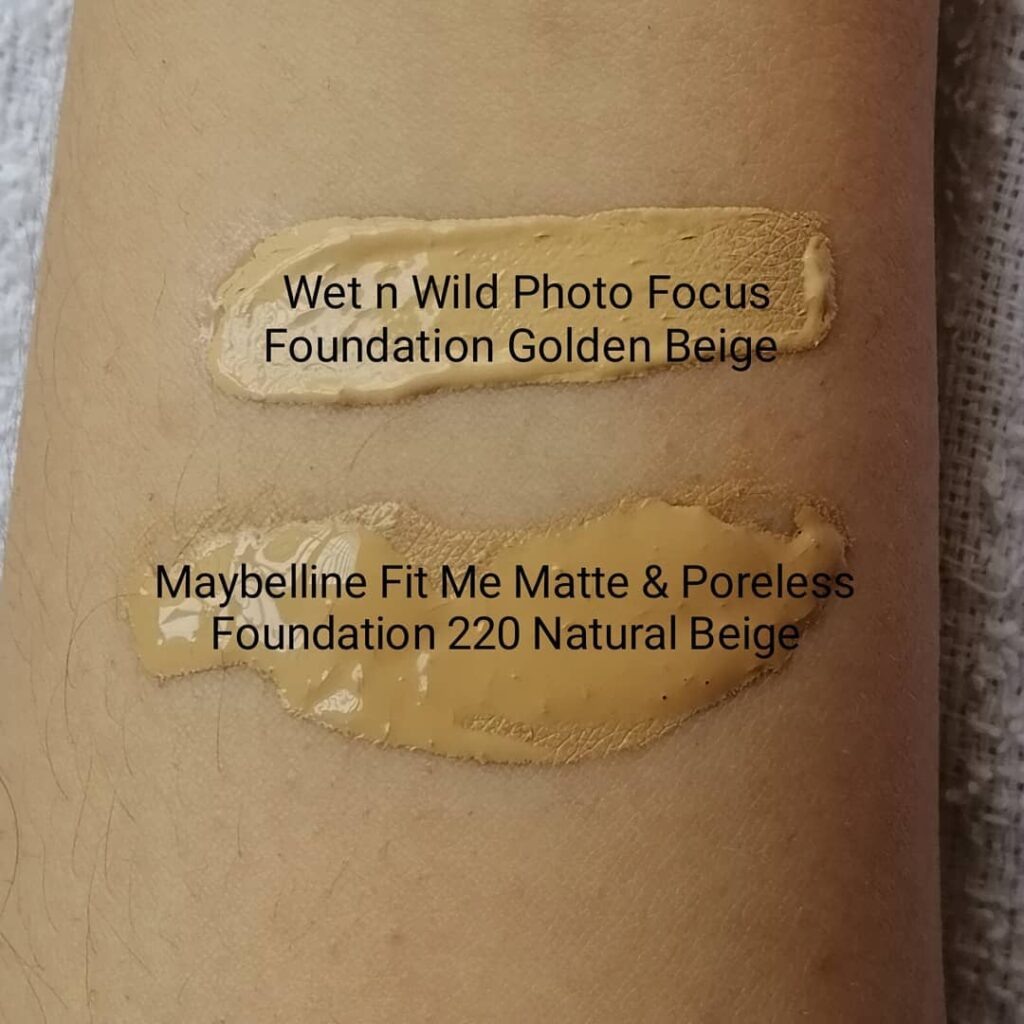 Maybelline 220 Natural Beige FIT ME! Matte + Poreless Foundation Dupes