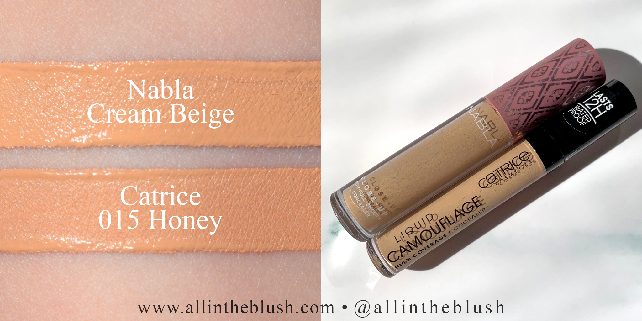 Shade Nabla Cosmetics Close-Up Concealer Cream Beige All In Blush