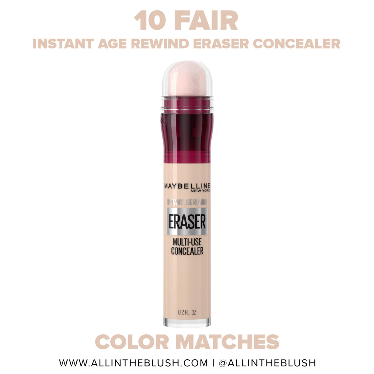 Maybelline Fair Instant Age Rewind Eraser Dark Circle Treatment Concealer Dupes