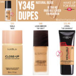 Make Up For Ever Y345 Natural Beige Ultra HD Invisible Cover Foundation Dupes