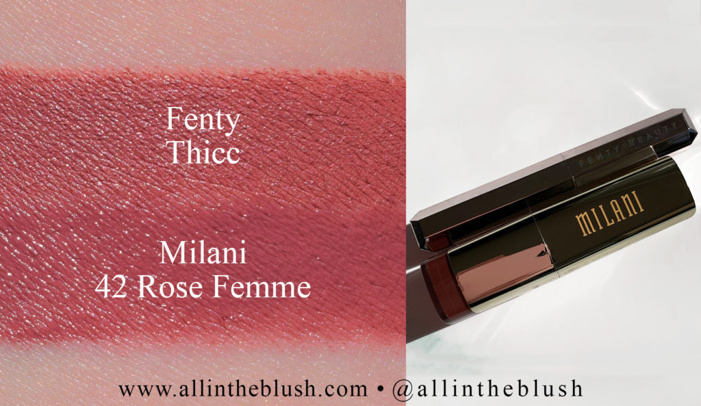 Fenty Beauty Thicc Mattemoiselle Plush Matte Lipstick Dupes