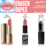 Lime Crime Eraser Velvetine Liquid Lipstick Dupes