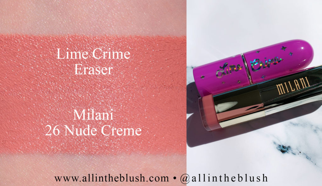 Lime Crime Eraser Velvetine Liquid Lipstick Dupes