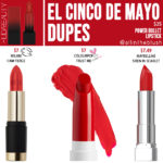 Huda Beauty El Cinco De Mayo Power Bullet Matte Lipstick Dupes