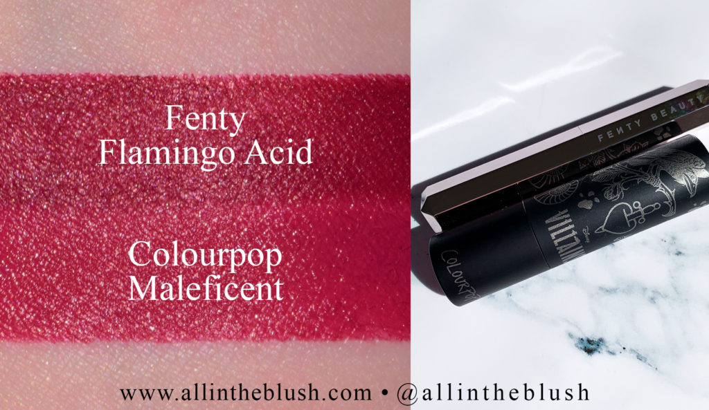 Fenty Beauty Flamingo Acid Mattemoiselle Plush Matte Lipstick Dupes