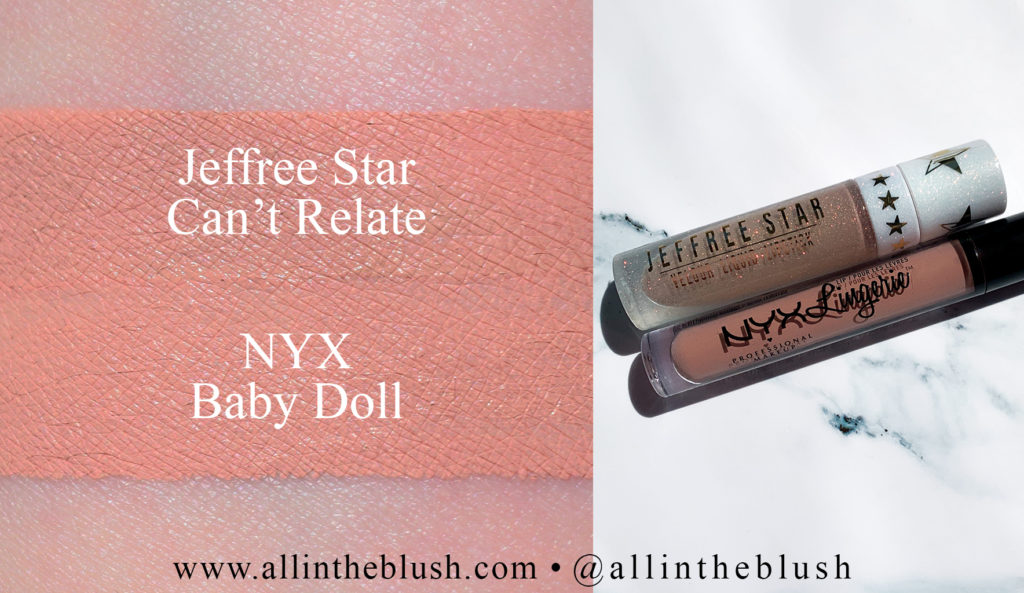 Jeffree Star Can't Relate Velour Liquid Lipstick Dupes