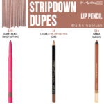 MAC Stripdown Lip Pencil Dupes