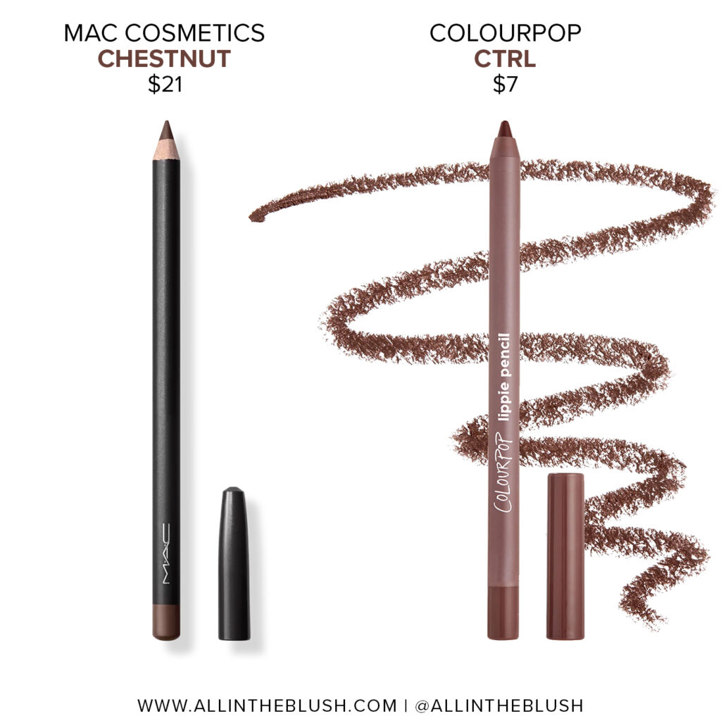 MAC Chestnut Lip Pencil Dupes
