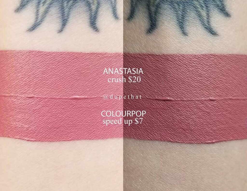 Anastasia Beverly Hills Crush Liquid Lipstick Dupes