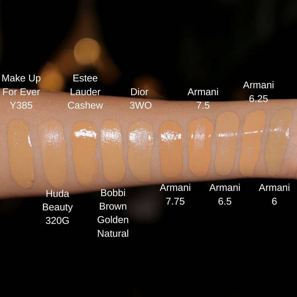 Huda Beauty 320G Tres Leches Faux Filter Foundation Dupes