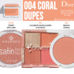 Dior 003 Coral Backstage Rosy Glow Blush Dupes