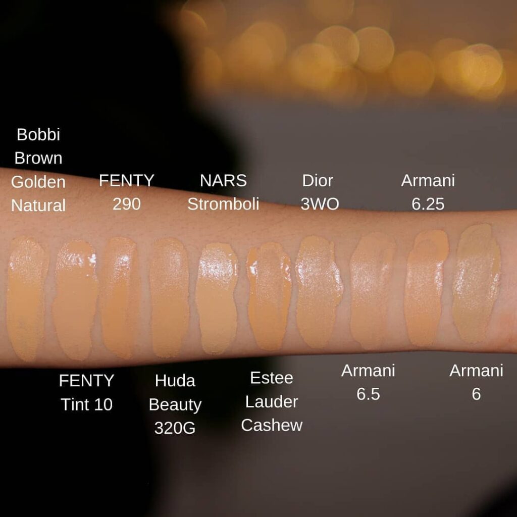 Huda Beauty 320G Tres Leches Faux Filter Foundation Dupes