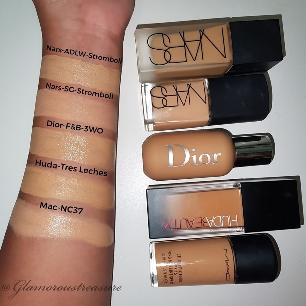 Huda Beauty 320G Tres Leches Faux Filter Foundation Dupes